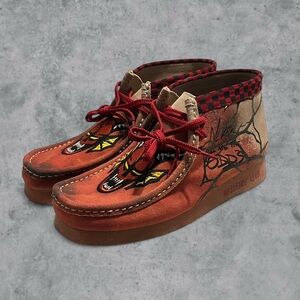 Rare Stranger Things x Clarks Wallabee Evo Hellfire Club Shoes Men’s 8 NEW